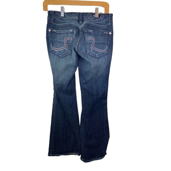 Rock & Republic Winger Jeans Women’s Winqu Flare Dark Wash Size 26 Blue - Picture 8 of 11